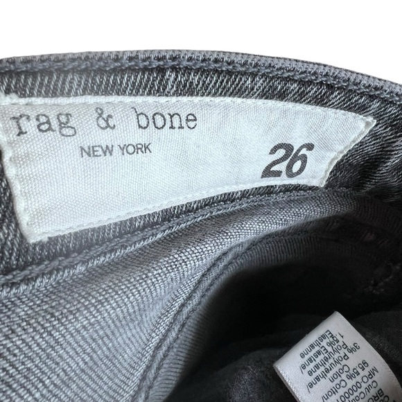 Rag & Bone Nina High-Rise Ankle Flare Jean Broderick Wash Size 26 - Picture 12 of 16